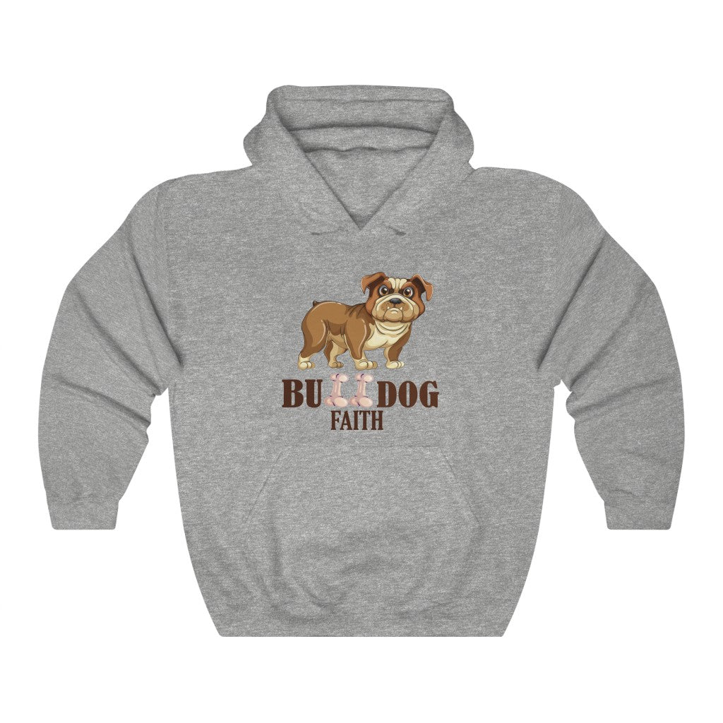 Unisex Heavy Blend™ Hooded Sweatshirt (Bulldog Faith)