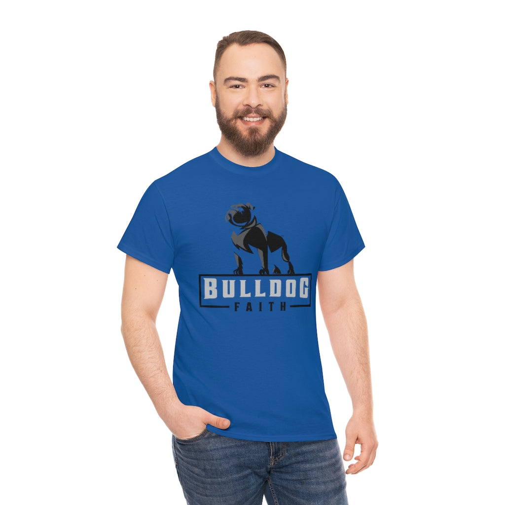 Unisex Heavy Cotton Tee (Bulldog Faith)