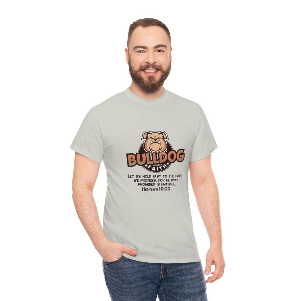 Unisex Heavy Cotton Tee (Bulldog Faith)