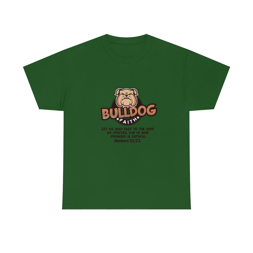 Unisex Heavy Cotton Tee (Bulldog Faith)