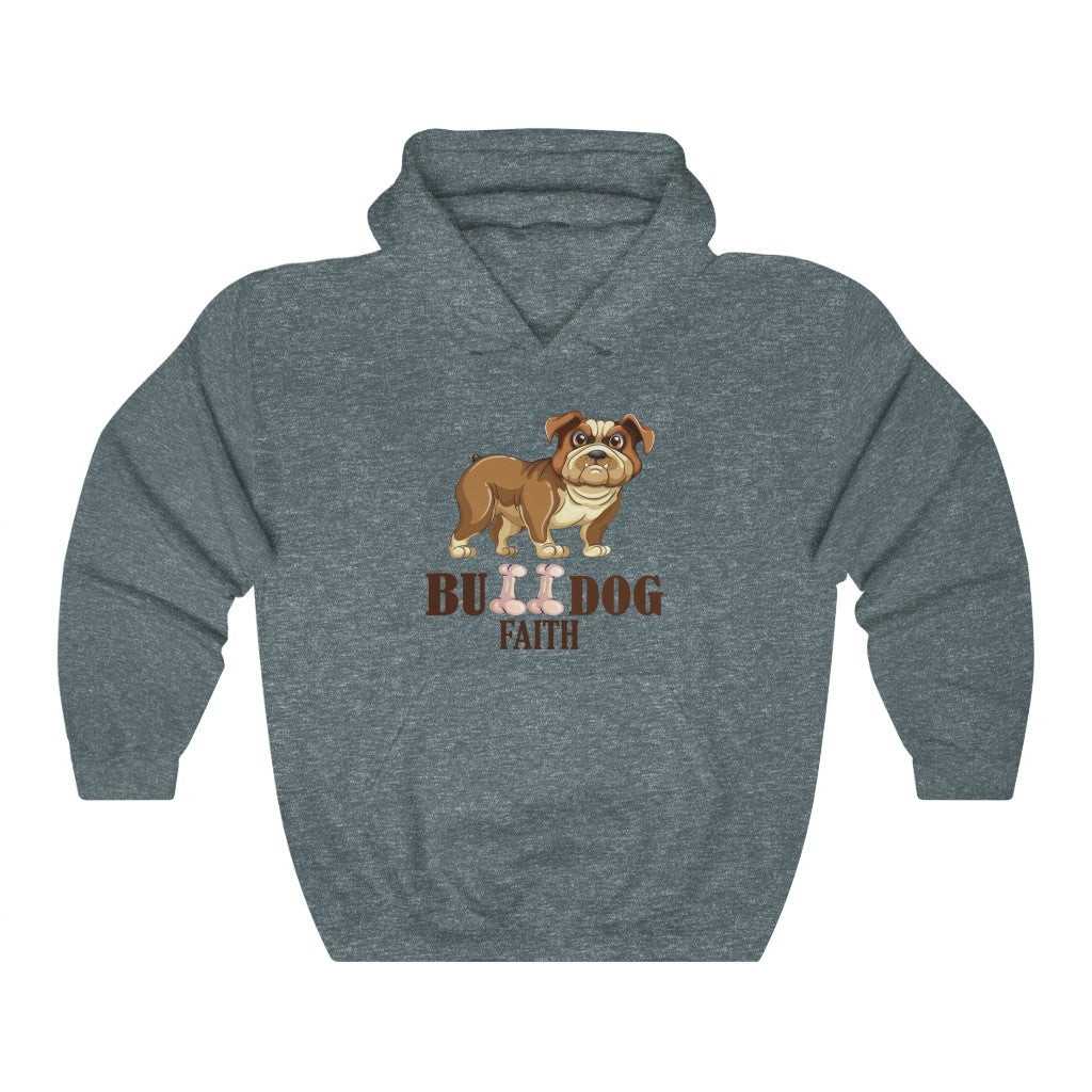 Unisex Heavy Blend™ Hooded Sweatshirt (Bulldog Faith)