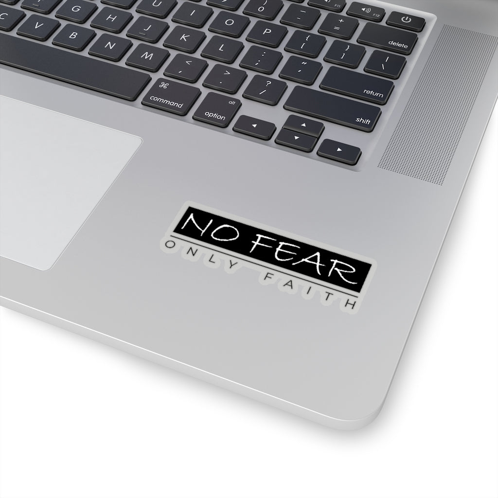 Kiss-Cut Stickers (No Fear Black)
