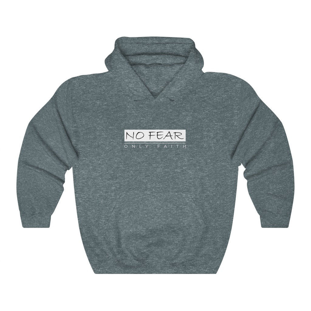 Unisex Heavy Blend™ Hooded Sweatshirt (No Fear White)