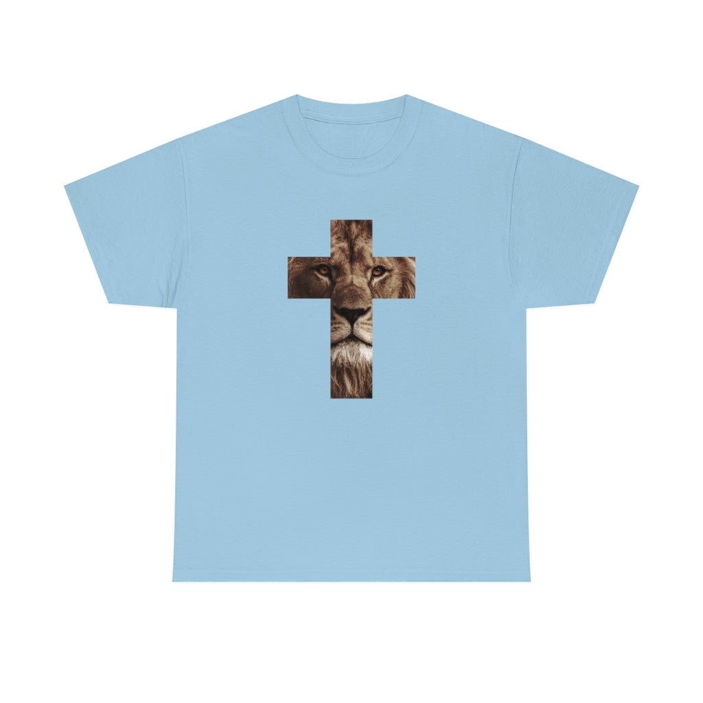 Unisex Heavy Cotton Tee (Gildan 5000) (Lion)