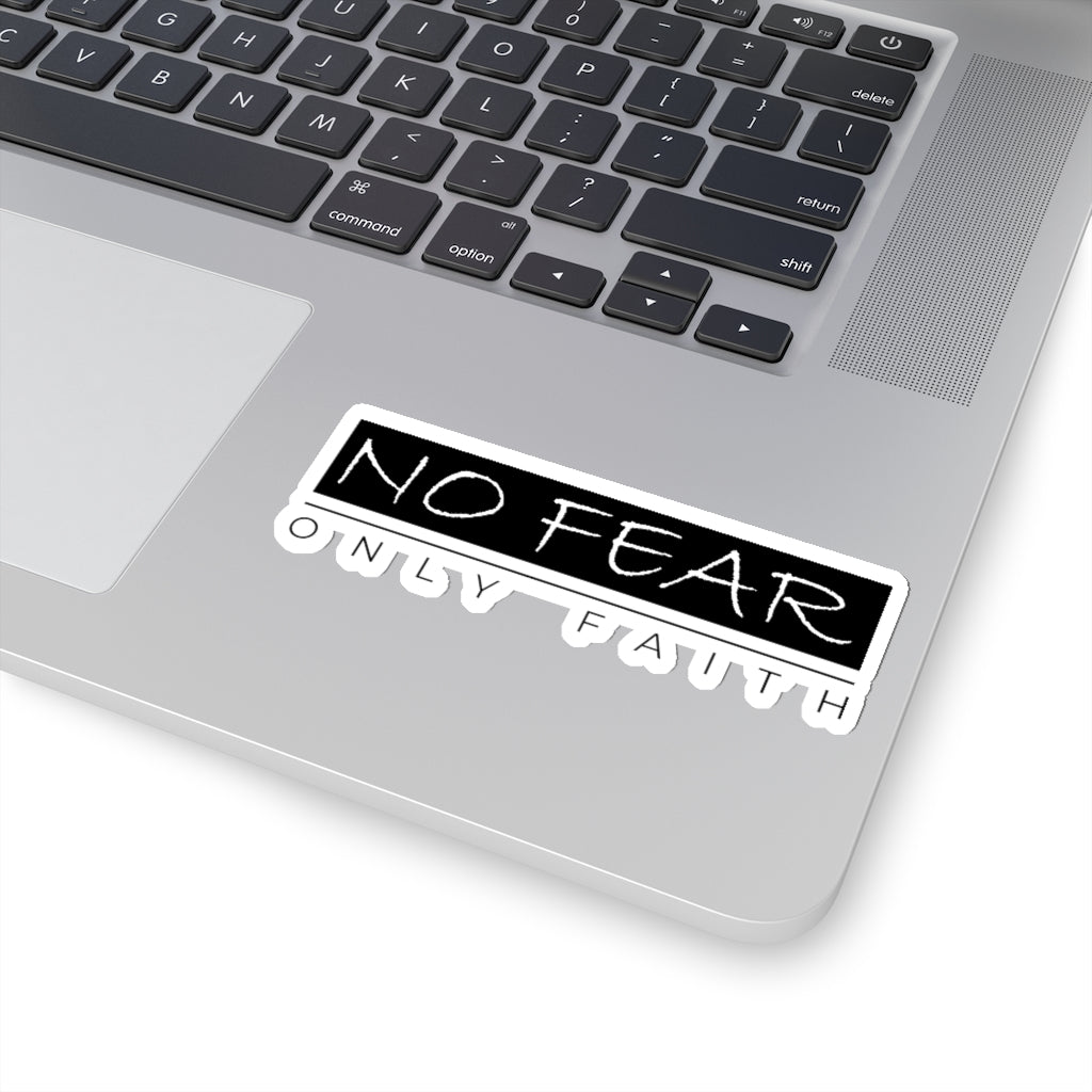 Kiss-Cut Stickers (No Fear Black)