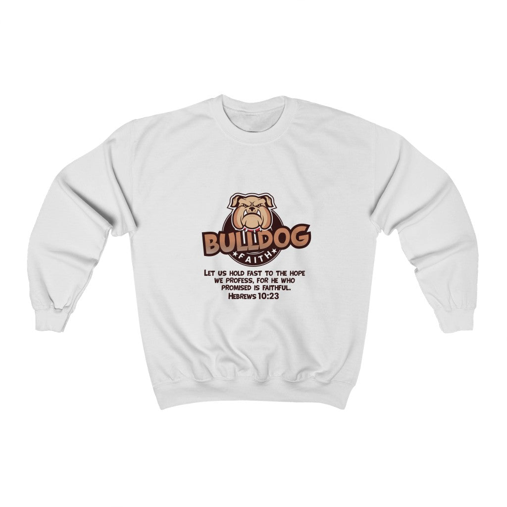 Unisex Heavy Blend™ Crewneck Sweatshirt (Bulldog Faith)