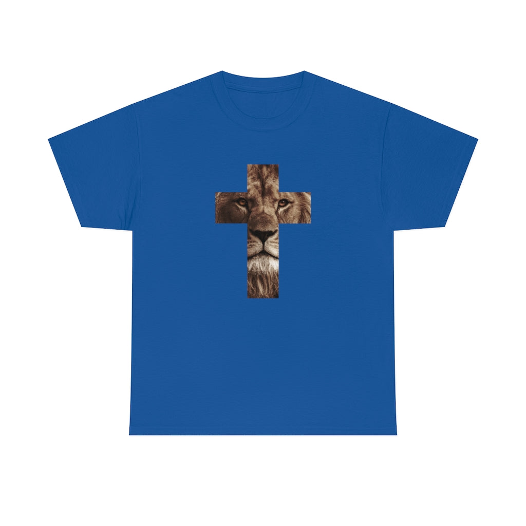 Unisex Heavy Cotton Tee (Gildan 5000) (Lion)