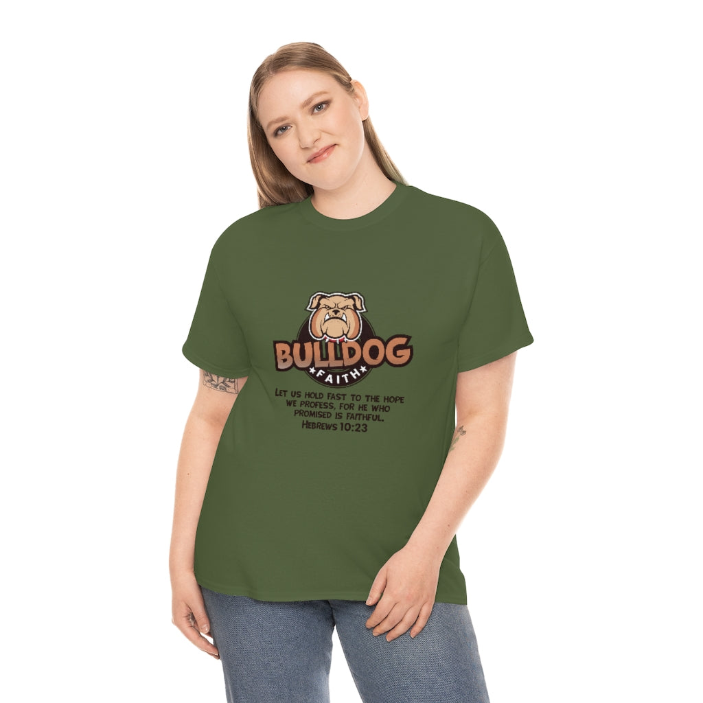 Unisex Heavy Cotton Tee (Bulldog Faith)