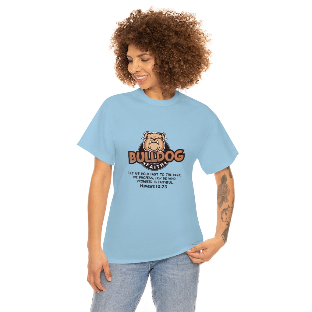 Unisex Heavy Cotton Tee (Bulldog Faith)