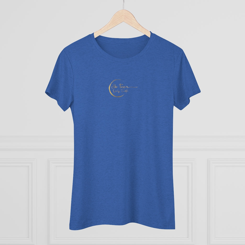Women's Triblend Tee (No Fear Gold)