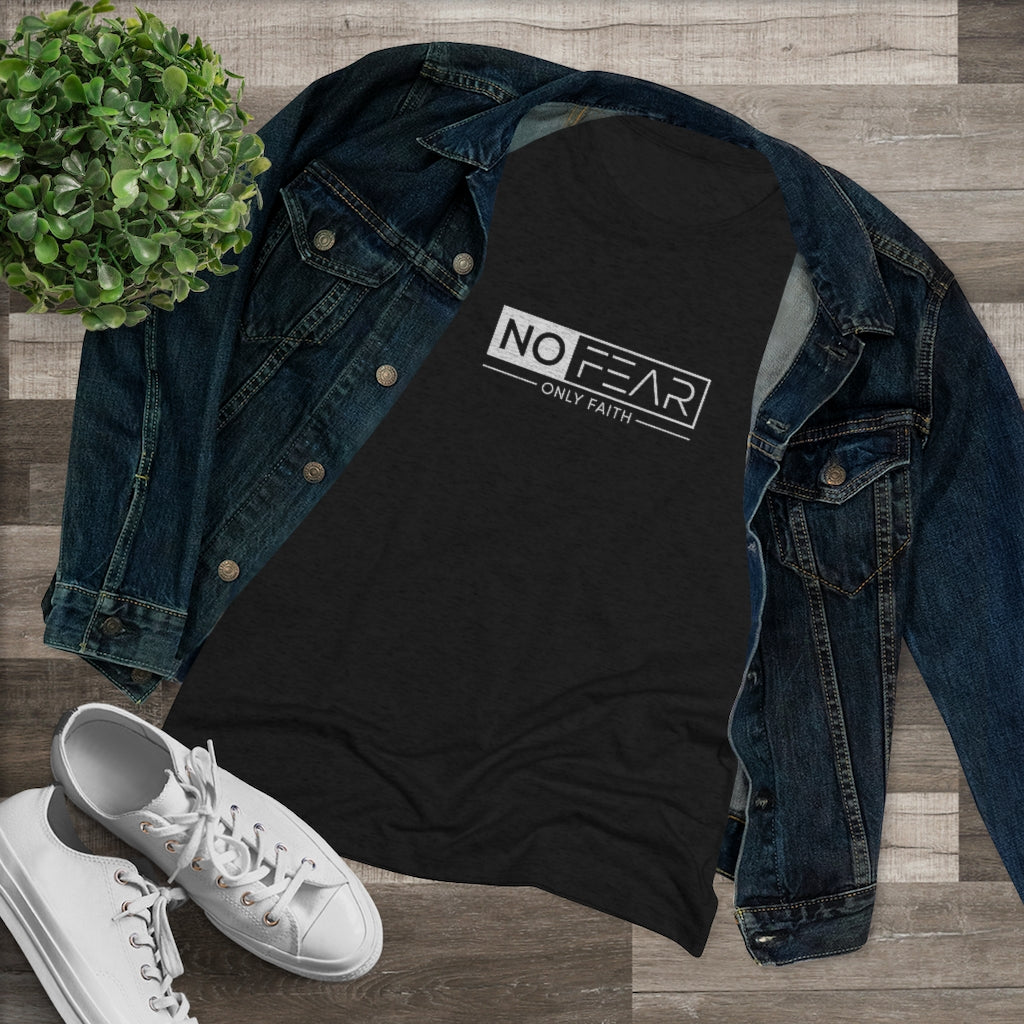 Women's Triblend Tee (No Fear White)