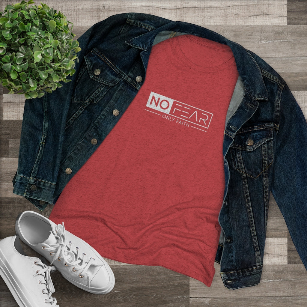 Women's Triblend Tee (No Fear White)