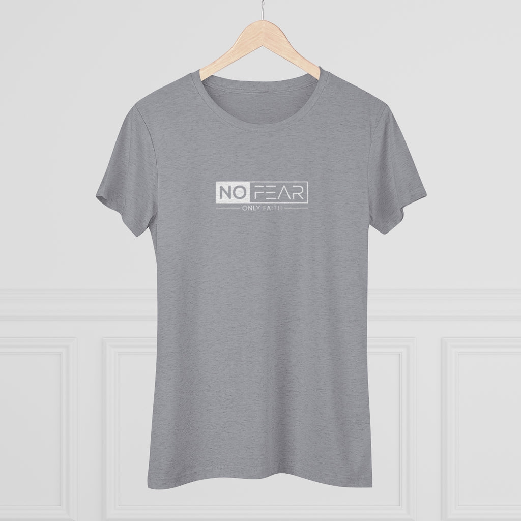 Women's Triblend Tee (No Fear White)