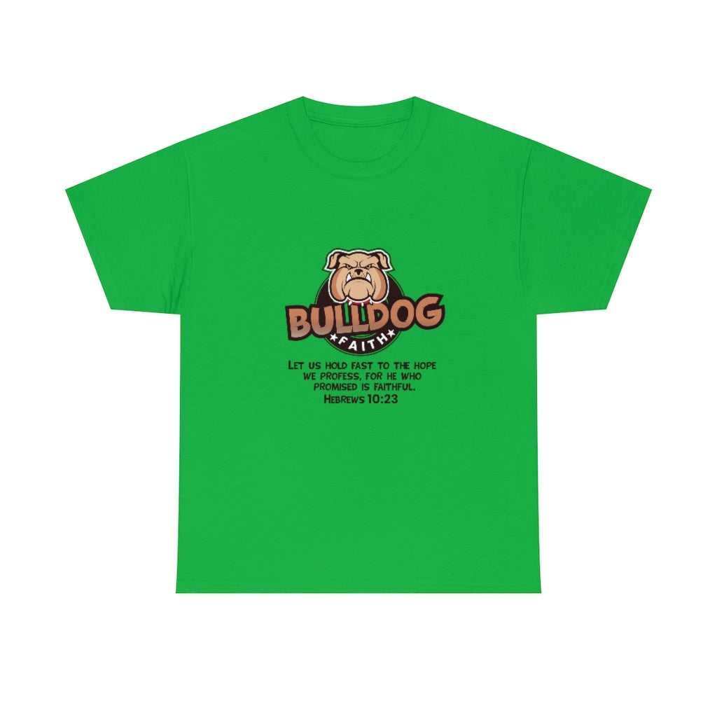 Unisex Heavy Cotton Tee (Bulldog Faith)