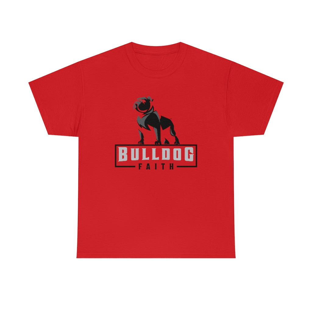 Unisex Heavy Cotton Tee (Bulldog Faith)