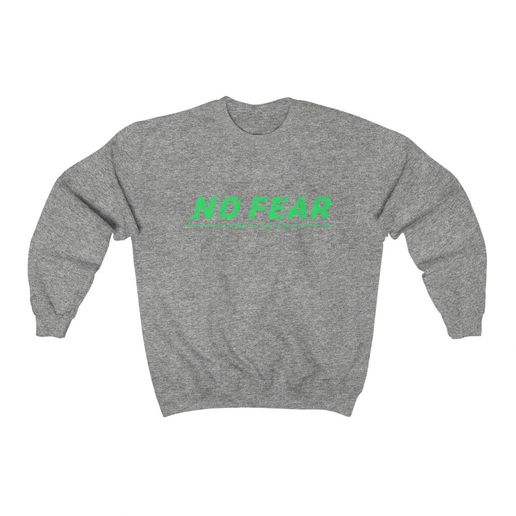 Unisex Heavy Blend™ Crewneck Sweatshirt (No Fear Green)