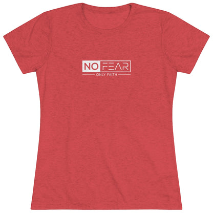 Women's Triblend Tee (No Fear White)