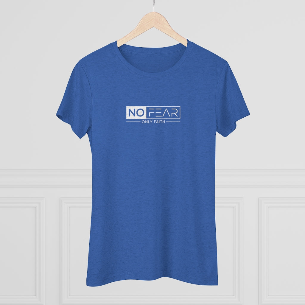 Women's Triblend Tee (No Fear White)