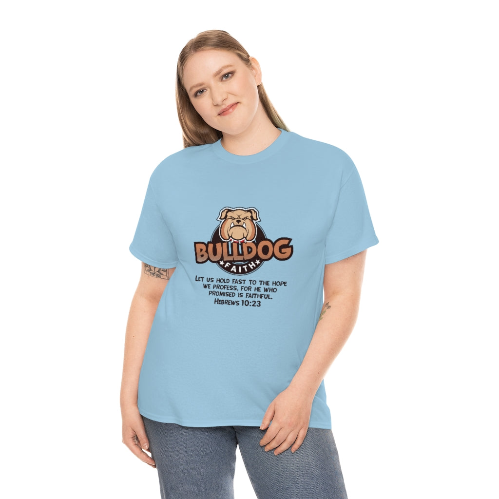 Unisex Heavy Cotton Tee (Bulldog Faith)