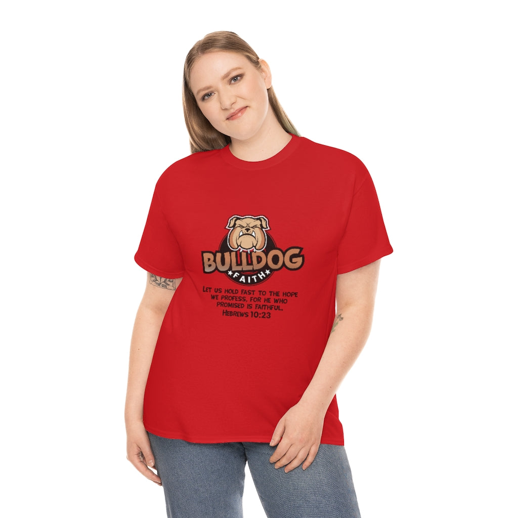 Unisex Heavy Cotton Tee (Bulldog Faith)