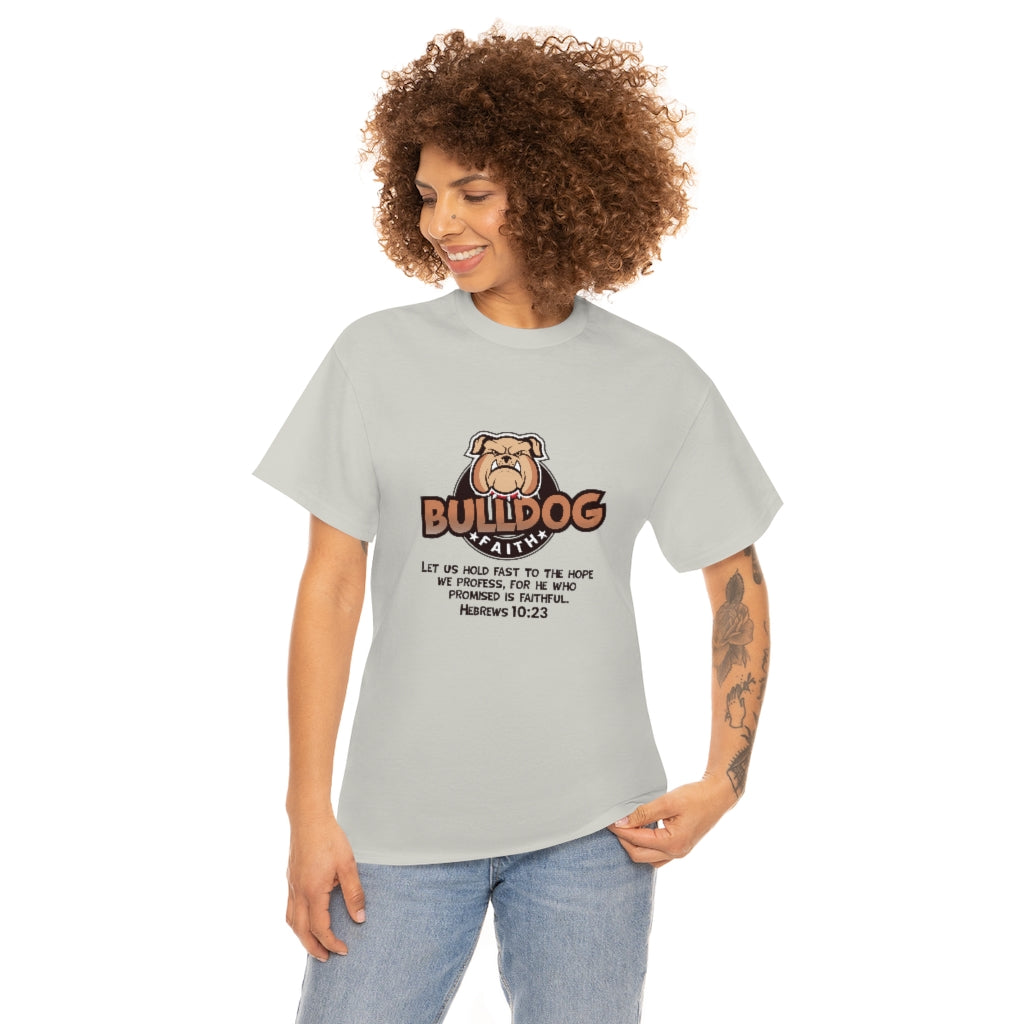 Unisex Heavy Cotton Tee (Bulldog Faith)