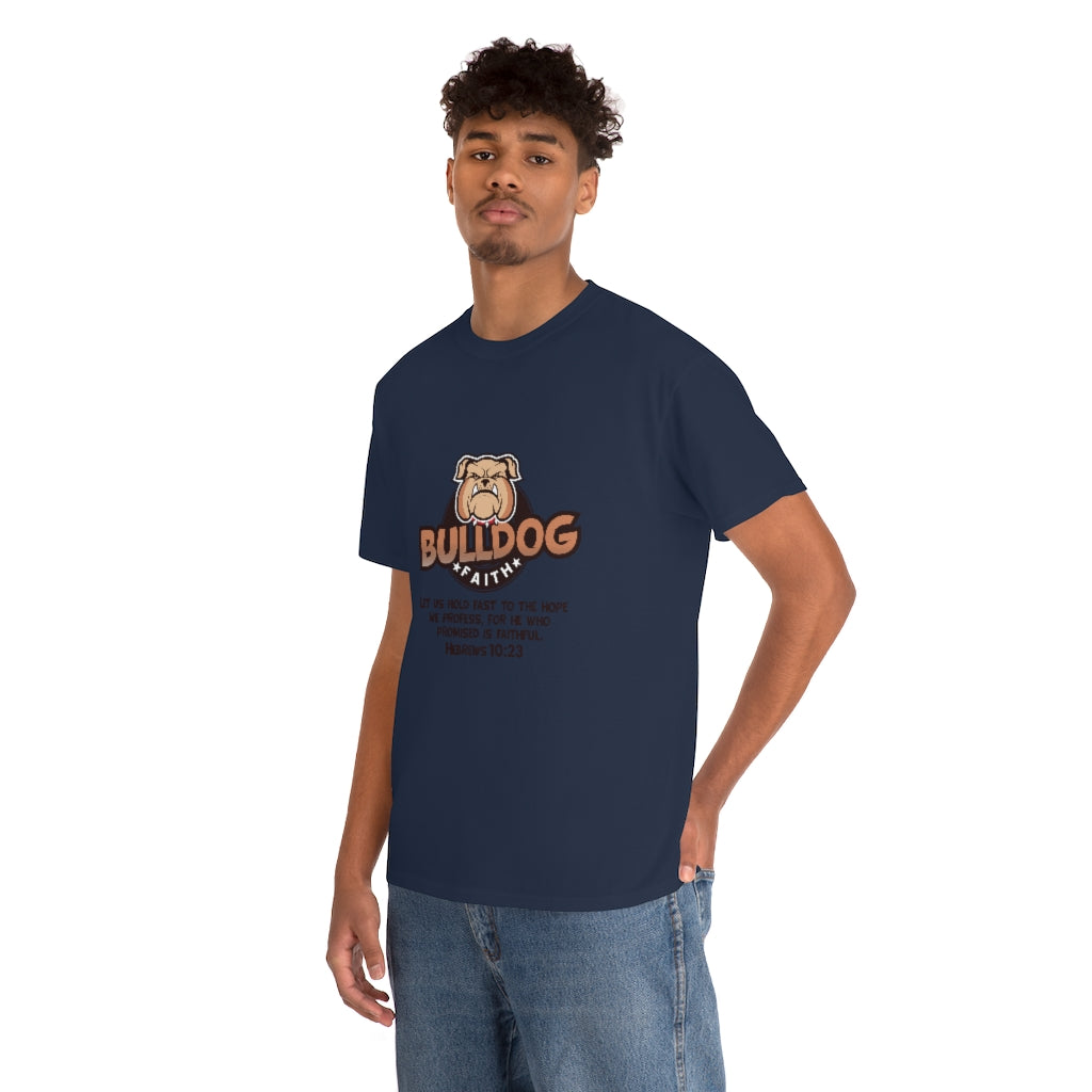 Unisex Heavy Cotton Tee (Bulldog Faith)