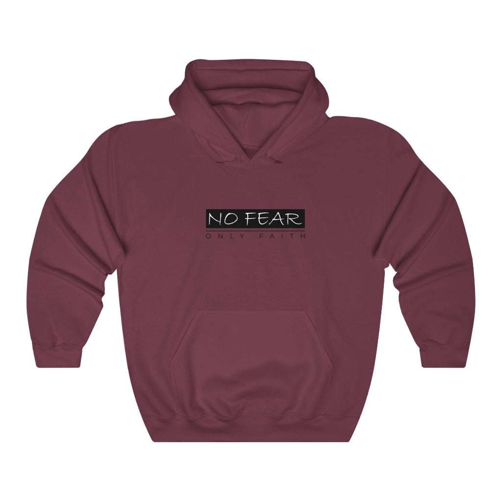 Unisex Heavy Blend™ Hooded Sweatshirt (No Fear Black)