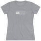 Women's Triblend Tee (No Fear White)