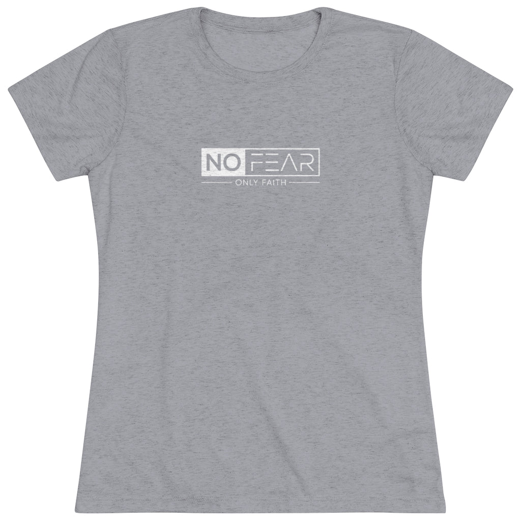 Women's Triblend Tee (No Fear White)