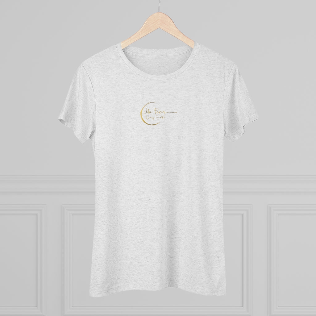 Women's Triblend Tee (No Fear Gold)