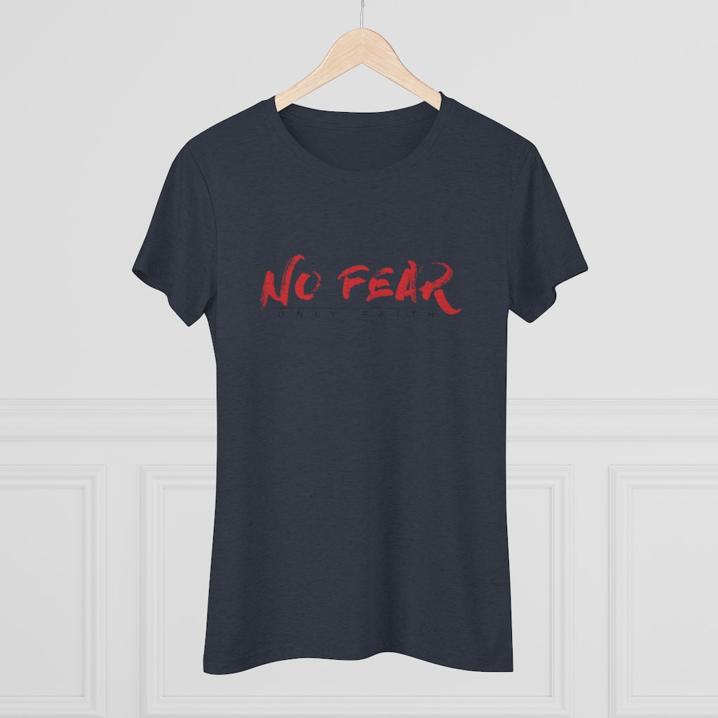 Women's Triblend Tee (No Fear Red)