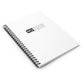 Spiral Notebook - Ruled Line (No Fear Black)