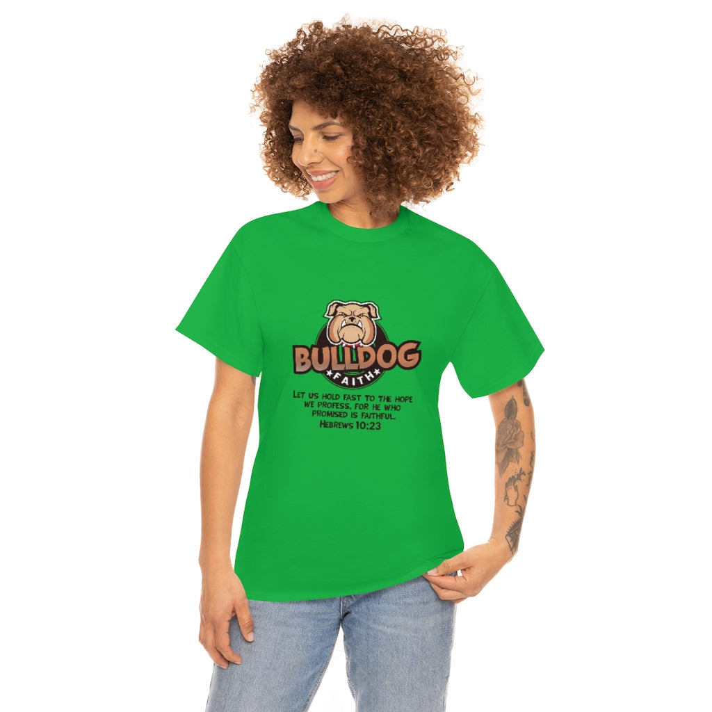 Unisex Heavy Cotton Tee (Bulldog Faith)