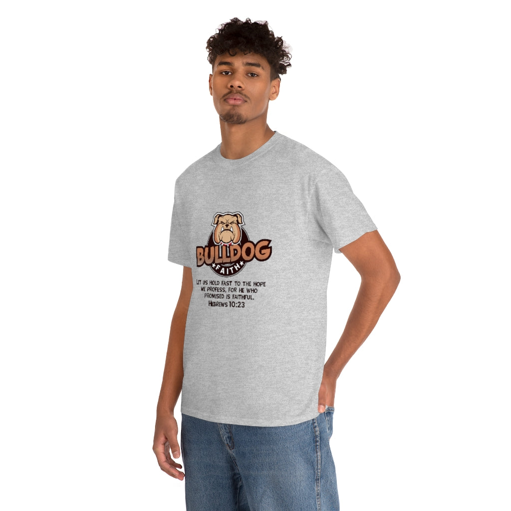 Unisex Heavy Cotton Tee (Bulldog Faith)
