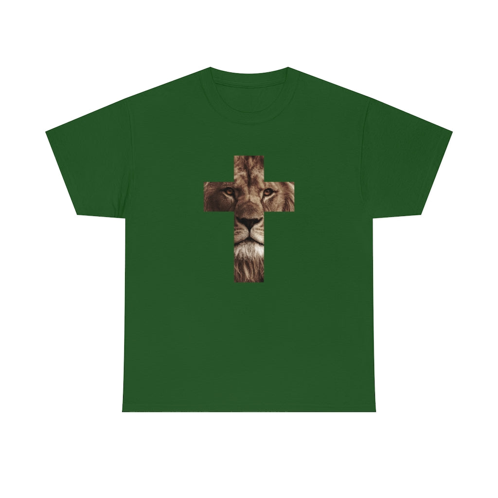 Unisex Heavy Cotton Tee (Gildan 5000) (Lion)