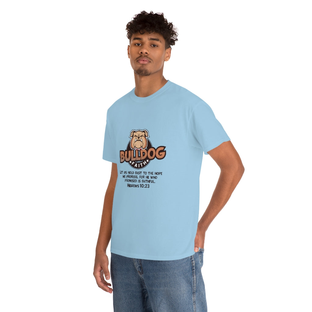 Unisex Heavy Cotton Tee (Bulldog Faith)