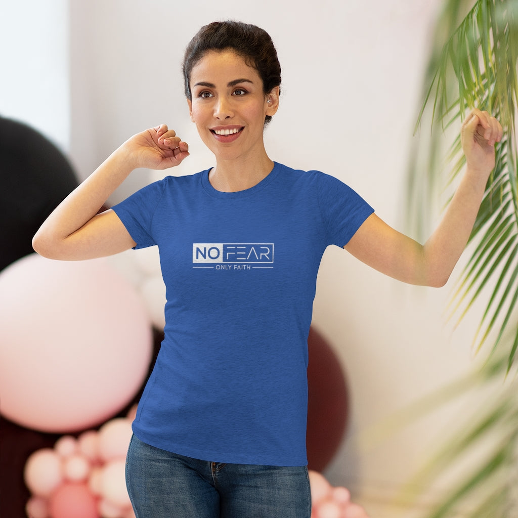 Women's Triblend Tee (No Fear White)