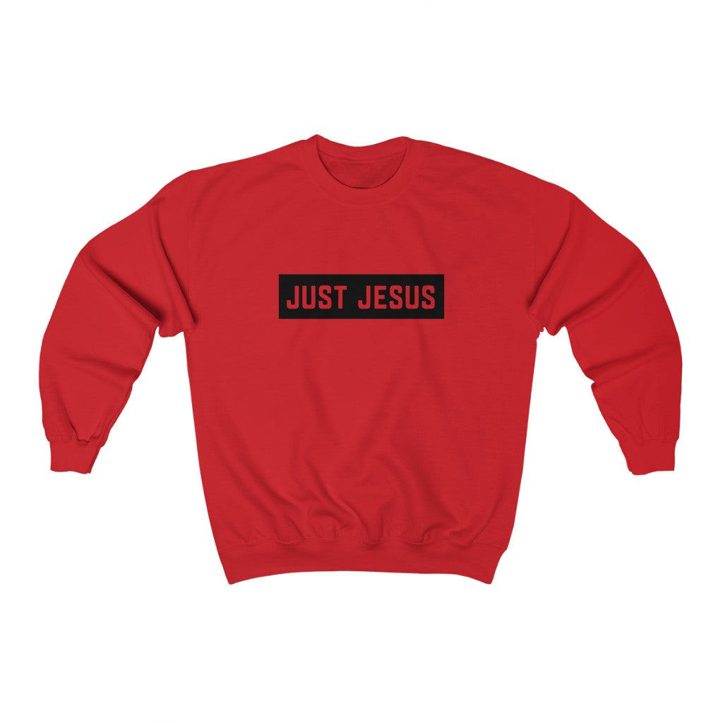 Unisex Heavy Blend™ Crewneck Sweatshirt (Just Jesus)