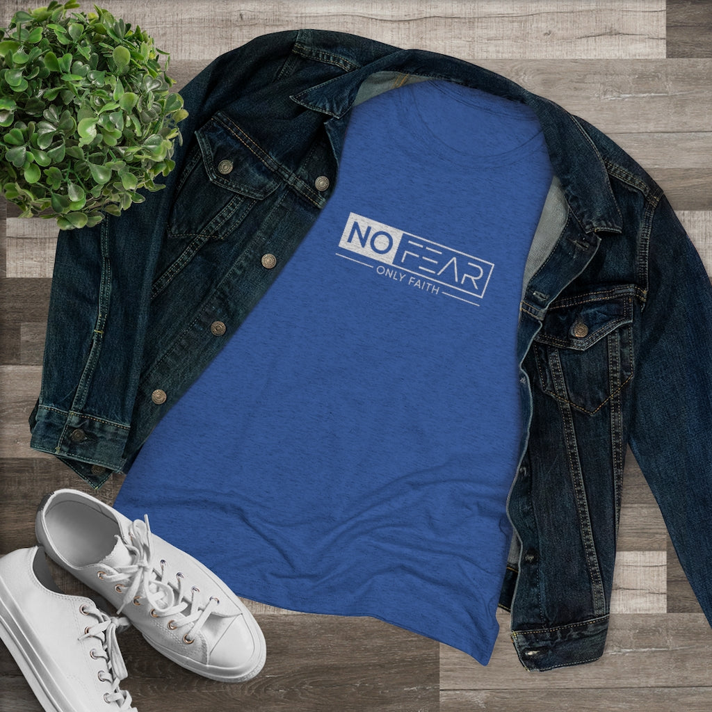 Women's Triblend Tee (No Fear White)