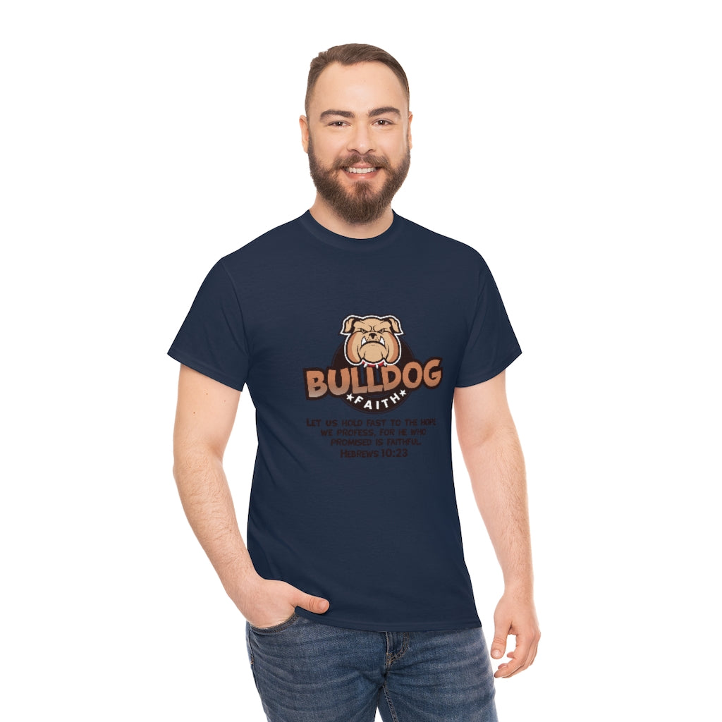 Unisex Heavy Cotton Tee (Bulldog Faith)