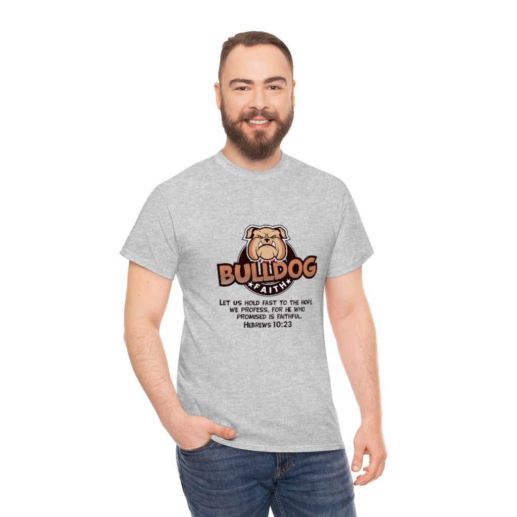 Unisex Heavy Cotton Tee (Bulldog Faith)