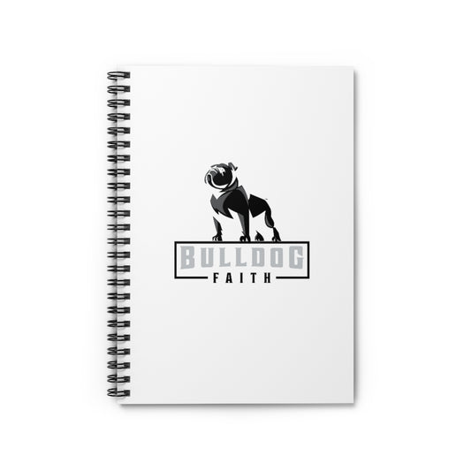 Spiral Notebook - Ruled Line (Bulldog Faith)