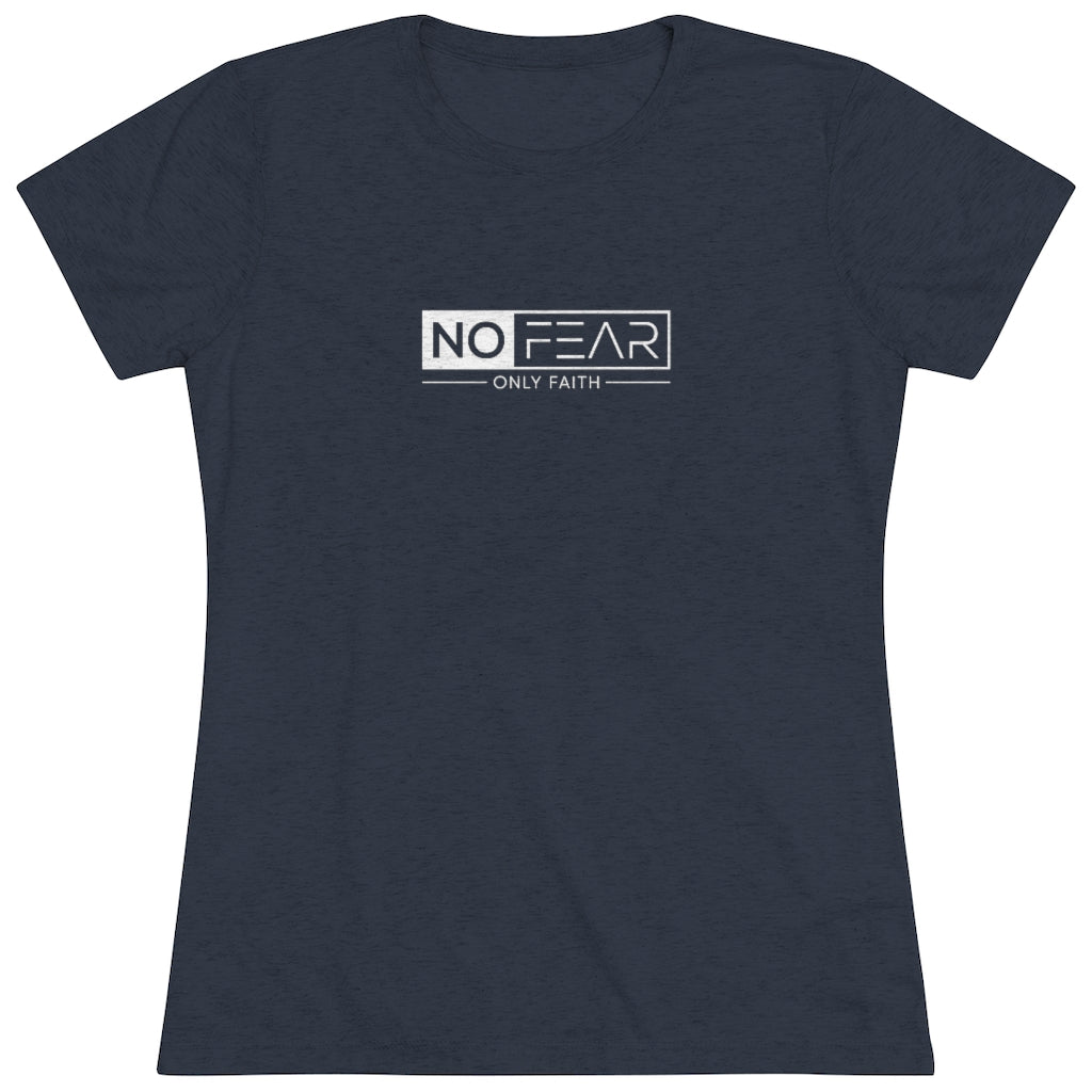 Women's Triblend Tee (No Fear White)